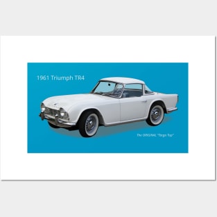 Triumph TR4 Posters and Art